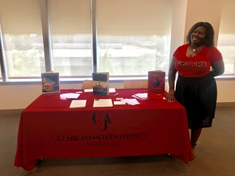 Representing Clark Atlanta University at the 2017 California Legislative Black Caucus' African American Leaders for Tomorrow College Fair