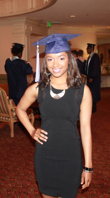 Shi-Vaughn at her high school graduation en route to the Esteemed Halls of Howard University | Image Credit: Shi-Vaughn Lee
