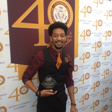 Honoree at the B-CU 40 under 40 Rose Gold Celebration