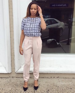 HamptonU Alum, Brittany Bowers looking beautiful and radiant