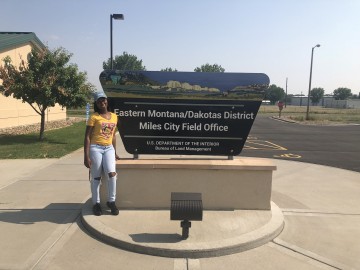 Summer of 2018, I had my first internship in Miles City, Montana working as a range aid at the Eastern Montana/ Dakatos District for the Bureau of Land Management 