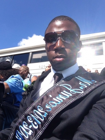 Jonathon Gambrell (Mr. Livingstone 2013-14), a proud student at Livingstone College (Class of 2015) | Image Credit: Jonathon Gambrell