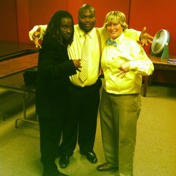 Brandon Simmons with his college buddies at Morris | Image Credit: Brandon Simmons
